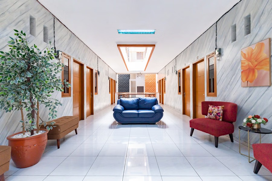 Area santai Hotel Tiga-Er